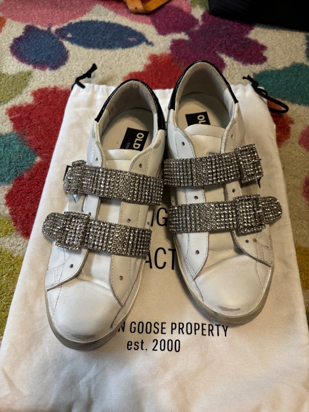 Golden Goose limited edition rhinestone sneakers